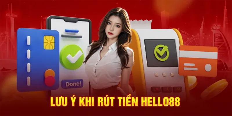 Một số điểm cần chú ý để rút tiền Hello88 thành công?